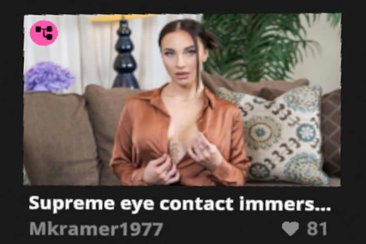 SLRのインタラクティブ動画セクション画面。動画の表示とカテゴリ切り替えができる
